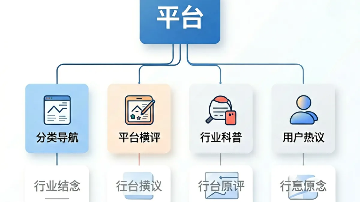 91黄内容范围示意图，展示平台导航、科普解读、用户评价等模块的结构分布